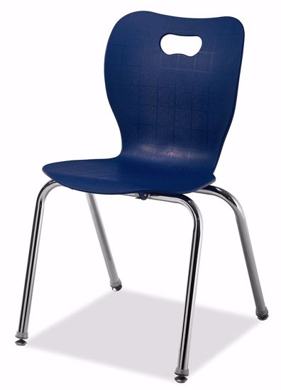 Picture of Alumni SMOOTH  14"H School Chair Navy Blue