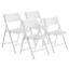 Picture of NPS® AirFlex Series Premium Polypropylene Folding Chair, White (Pack of 4)