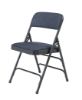 Picture of NPS® 2300 Series Deluxe Fabric Upholstered Triple Brace Double Hinge Premium Folding Chair, Imperial Blue (Pack of 4)
