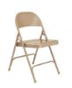Picture of NPS® 50 Series All-Steel Folding Chair, Beige (Pack of 4)
