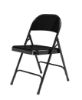 Picture of NPS® 50 Series All-Steel Folding Chair, Black (Pack of 4)