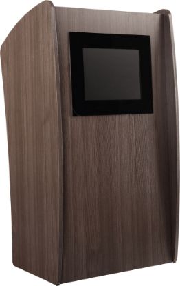 Picture of Oklahoma Sound® Vision Screen Lectern, Ribbonwood