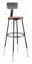 Picture of NPS® 30.5 -38.5" Height Adjustable Heavy Duty Steel Stool With Backrest, Black