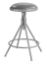 Picture of NPS® 24 -30" Height Adjustable Heavy Duty Vinyl Padded Swivel Steel Stool, Grey