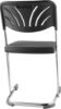 Picture of NPS® 18" Elephant Z-Stool With Backrest, Black Seat and Chrome Frame