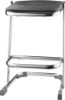 Picture of NPS® 24" Elephant Z-Stool, Black Seat and Chrome Frame