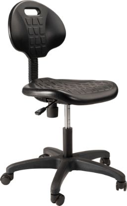 Picture of NPS® Polyurethane Task Chair, 16"-21" Height, Black