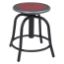 Picture of NPS® 18” - 24” Height Adjustable Swivel Stool, Burgundy Seat and Black Frame