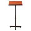 Picture of Oklahoma Sound® Portable Presentation Lectern Stand, Cherry