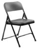 Picture of NPS® 800 Series Premium Lightweight Plastic Folding Chair, Charcoal Slate (Pack of 4)