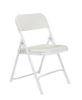 Picture of NPS® 800 Series Premium Lightweight Plastic Folding Chair, Bright White (Pack of 4)