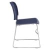 Picture of NPS® 8500 Series Ultra-Compact Plastic Stack Chair, Navy Blue