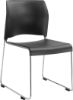 Picture of NPS® 8800 Series Cafetorium Plastic Stack Chair, Charcoal