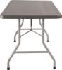 Picture of NPS® 30" x 72" Heavy Duty Folding Table, Charcoal Slate