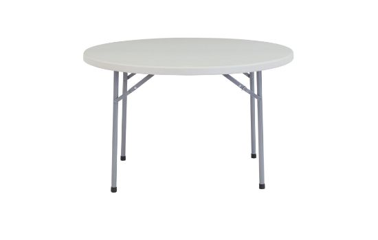 Picture of NPS® 48" Heavy Duty Round Folding Table, Speckled Grey