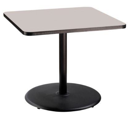 Picture of NPS® Café Table, 36" Square, Round Base, 30" Height, Particleboard Core/T-Mold