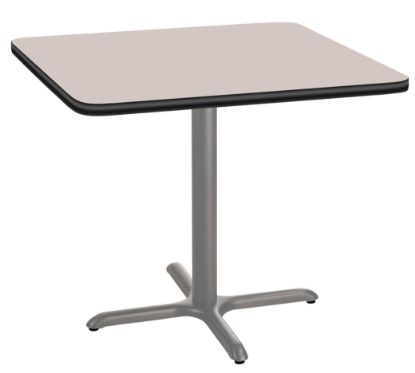 Picture of NPS® Café Table, 36" Square, X Base, 30" Height, Particleboard Core/T-Mold