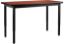 Picture of NPS® Heavy Duty Height Adjustable Steel Table, 24 X 48, HPL Top, Wild Cherry