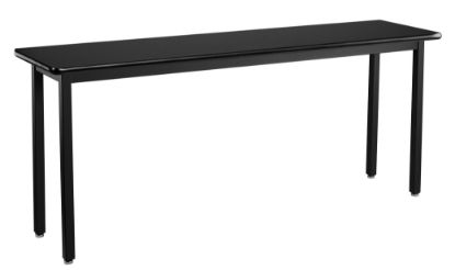 Picture of NPS® Heavy Duty  Steel Table, Black Frame, 18 x 72 x 30, HPL Top
