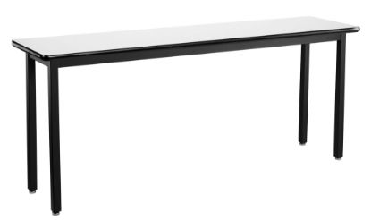 Picture of NPS® Heavy Duty  Steel Table, Black Frame, 18 x 72 x 30, Whiteboard Top