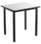 Picture of NPS® Heavy Duty  Steel Table, Black Frame, 24 x 36 x 30, Whiteboard Top