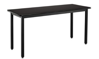 Picture of NPS® Heavy Duty  Steel Table, Black Frame, 24 x 42 x 30, HPL Top