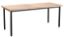 Picture of NPS® Heavy Duty  Steel Table, Black Frame, 24 x 84 x 30, Butcherblock Top
