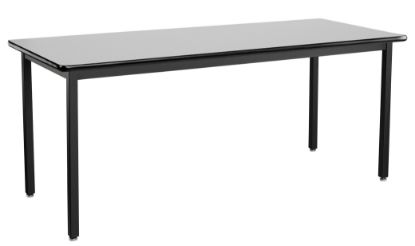 Picture of NPS® Heavy Duty  Steel Table, Black Frame, 30 x 72 x 30, HPL Top