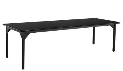 Picture of NPS® Heavy Duty  Steel Table, Black Frame, 36 x 72 x 30, HPL Top