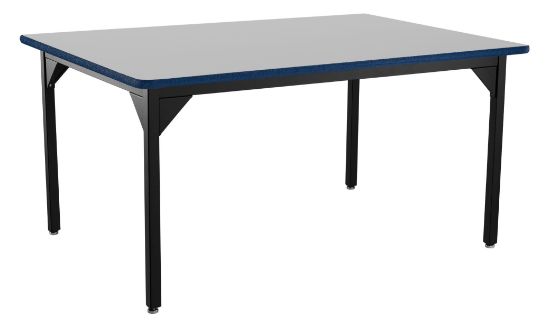 Picture of NPS® Heavy Duty  Steel Table, Black Frame, 42 x 42 x 30, Supreme HPL Top