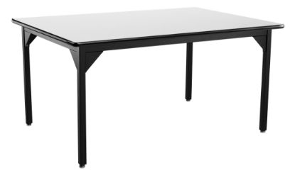 Picture of NPS® Heavy Duty  Steel Table, Black Frame, 42 x 42 x 30, Whiteboard Top