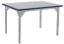 Picture of NPS® Heavy Duty Height Adjustable Steel Table, Gray Frame, 36 x 60, Supreme HPL Top