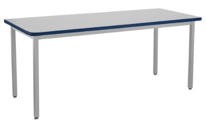 Picture of NPS® Heavy Duty  Steel Table, Gray Frame, 24 X 72 x 30, Supreme HPL Top