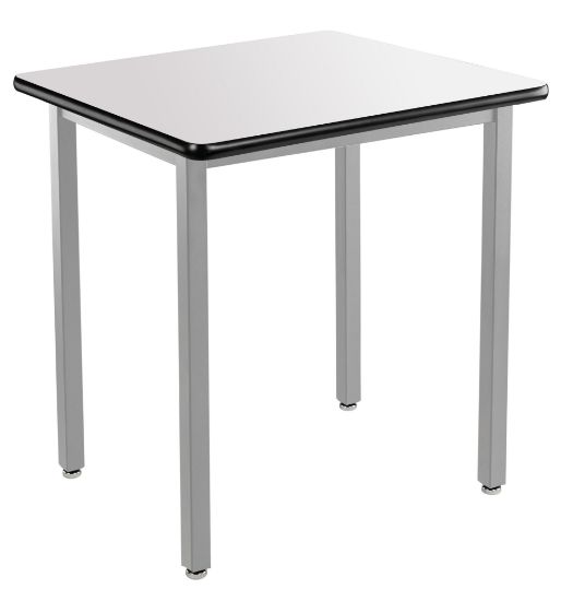 Picture of NPS® Heavy Duty  Steel Table, Gray Frame, 30 x 30 x 30, Whiteboard Top