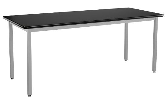 Picture of NPS® Heavy Duty  Steel Table, Gray Frame, 30 x 72, HPL Top