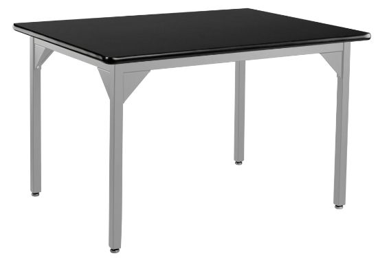 Picture of NPS® Heavy Duty  Steel Table, Gray Frame, 36 x 48, HPL Top