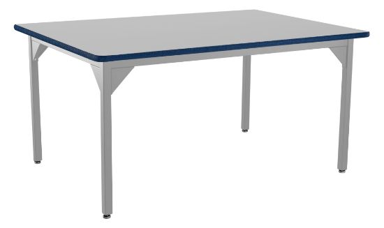 Picture of NPS® Heavy Duty  Steel Table, Gray Frame, 42 X 42 x 30, Supreme HPL Top