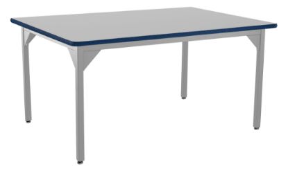 Picture of NPS® Heavy Duty  Steel Table, Gray Frame, 48 X 48 x 30, Supreme HPL Top