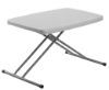 Picture of Basics by NPS® 20 x 30 Height Adjustable Personal Folding Table, Speckled Grey