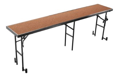 Picture of NPS® 18"x96"x32" Straight Standing Choral Riser, Hardboard Floor