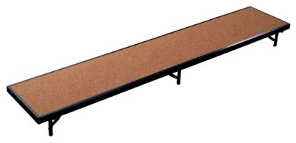 Picture of NPS® 18"x96"x8" Straight Standing Choral Riser, Hardboard Floor