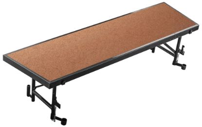 Picture of NPS® 18"x66"x16" Tapered Standing Choral Riser, Hardboard Floor