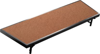 Picture of NPS® 18"x60"x8" Tapered Standing Choral Riser, Hardboard Floor