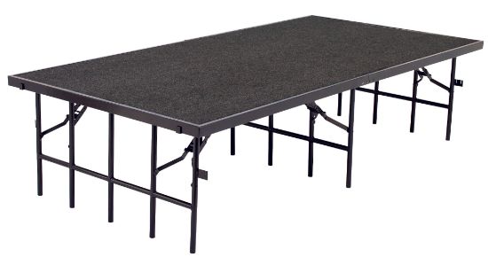 Picture of NPS® 3' x 8' Stage, 24" Height, Grey Carpet