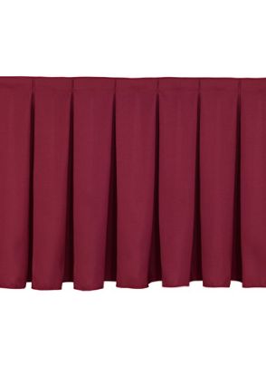 Picture of NPS® Skirting for 16"H Stage - 96" L, Burgundy