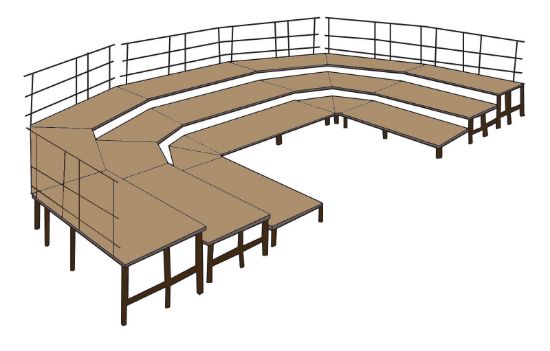 Picture of NPS® Seated Band Configuration Package, 3 Level, Hardboard Floor