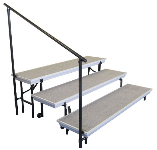 Picture of NPS® Side Guardrail for 3- level Transport Riser