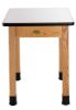 Picture of NPS® Wood Science Lab Table, 24 x 30 x 30, Whiteboard Top