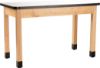 Picture of NPS® Wood Science Lab Table, 24 x 48 x 30, Whiteboard Top