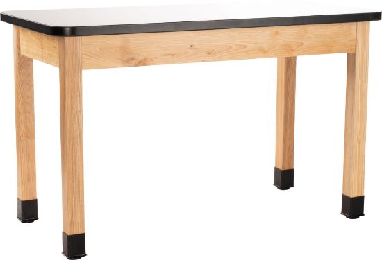 Picture of NPS® Wood Science Lab Table, 24 x 48 x 30, Whiteboard Top